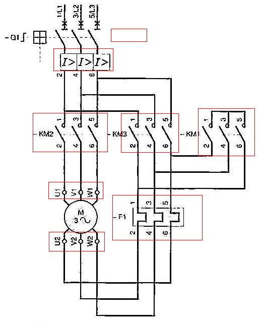 yıldız üçgen güç bağlantı şekilleri