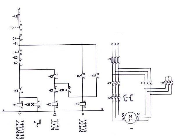 yıldız üçgen kumanda bağlantı şekilleri